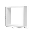 Ver imagem 4 de Nicho Mdf Branco 300x300x120mm