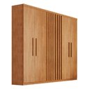 Ver imagem 2 de Guarda-Roupa Casal 100% MDF com 6 Portas e 2 Gavetas 180cm Multimóveis CR35525 Madeirado