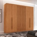 Ver imagem 1 de Guarda-Roupa Casal 100% MDF com 6 Portas e 2 Gavetas 180cm Multimóveis CR35525 Madeirado