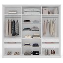 Ver imagem 5 de Guarda Roupa Casal 220cm com 3 Portas de Correr e 4 Gavetas 240837 Valência Politorno Móveis
