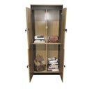 Ver imagem 3 de Armário Locker 4 Portas com Chave Multiuso para Academia Escritório e Vestiário ME4204 Amêndoa/