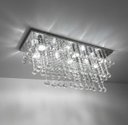 Ver imagem 2 de Lustre de Cristal Legítimo 80x25 Cm para Sala de Jantar