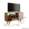 Rack Requinte Para Tv Até 55 Polegadas - Rovere/off White - 3