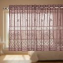 Ver imagem 7 de Cortina Pia/Balcão/Banheiro/Cozinha Renda Varias Estampas:Rose
