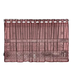 Cortina Pia/balcão/banheiro/cozinha Renda Varias Estampas:rose - 4