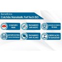 Ver imagem 3 de Cama Box Baú King: Colchão Molas Bonnel Ortobom Nanolastic Fort Tech Iso + Base Crc Suede Black(