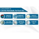 Ver imagem 2 de Cama Box Baú King: Colchão Molas Bonnel Ortobom Nanolastic Fort Tech Iso + Base Crc Suede Black(