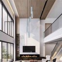 Ver imagem 4 de Lustre Pendente para Sala Pé Direito Duplo Sp-focus Branco