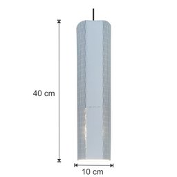 Lustre Pendente para Sala Pé Direito Duplo Sp-focus Branco - 5