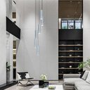 Ver imagem 2 de Lustre Pendente para Sala Pé Direito Duplo Sp-focus Branco