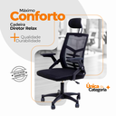 Ver imagem 4 de Cadeira Escritório Executiva Diretor Relax Oficial - 2