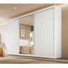 Guarda Roupa 3 Portas York 100% Mdf com Espelho Branco - Móveis Europa - 1