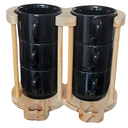 Ver imagem 5 de Kit Jogo 6 Xicaras Café/chá 200ml C/ Suporte Pinus Preta