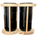 Ver imagem 6 de Kit Jogo 6 Xicaras Café/chá 200ml C/ Suporte Pinus Preta