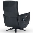 Ver imagem 3 de Poltrona de Massagem Reclinável Elétrica com Aquecimento Bravinni L07 Couríssimo Preto - Lyam Decor