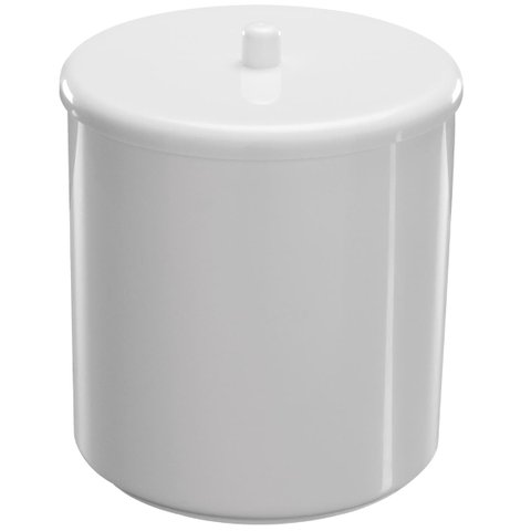 Lixeira Cesto de Lixo 6l Redondo com Tampa Banheiro Cozinha | Astra - Branco