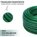 Ver imagem 3 de Mangueira de Jardim 15m Slim com Esguicho Reforçada Flexível:verde