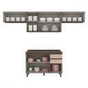 Ver imagem 3 de Cozinha Compacta Connect 8 Portas 2 Gavetas 100% Mdf Duna/cristal - Henn