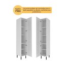 Ver imagem 3 de Armário de Cozinha Paneleiro em Mdf com 2 Portas 40cm Multimóveis Cr20440 Branco