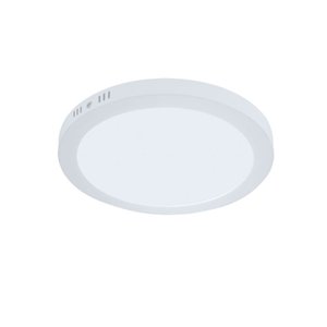 Plafon Painel Led Sobrepor Redondo 18w 20cm Bivolt 3000k Luz Quente