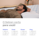 Ver mais imagens de Colchão Casal Sebian Mattress Visco Elástico 138x188x30 Conexões Sebian