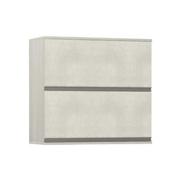 Armário Aéreo 70cm 2 Portas Anita Legno Crema Com Linho - 1 Armário Aéreo 70cm 2 Portas Anita Legno Crema Com Linho - 1