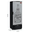 Ver imagem 7 de Cervejeira 410 Litros Porta Cega Tipo inox GRBA-400 GW Gelopar Laterais pretas 220v