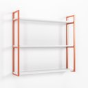 Ver imagem 3 de Prateleira Industrial 3 Níveis Rose Gold Mdf Branco
