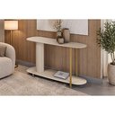 Ver imagem 1 de Aparador Sala Olimpo 1 Prateleira 135cm Off White Linea