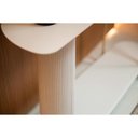 Ver imagem 7 de Aparador Sala Olimpo 1 Prateleira 135cm Off White Linea