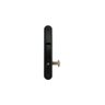 Fecho concha com lingueta FEC 636 para janela de correr - Preto - 1