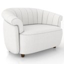 Ver imagem 2 de Sofá 2 Lugares 150cm Namoradeira Lykan Boucle Cru Z32 - Mpozenato