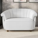 Ver imagem 1 de Sofá 2 Lugares 150cm Namoradeira Lykan Boucle Cru Z32 - Mpozenato