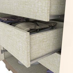 Guarda-Roupa Casal 6 Portas 3 Gavetas Internas Jade  - 6