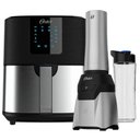 Ver imagem 1 de Kit Blender Power Inox e Fritadeira Ultra Digital 4,8l Oster 220v