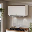 Ver imagem 3 de Armário Cozinha Aéreo 1 Porta Basc 70cm Iluminata Branco