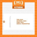 Ver imagem 2 de Kit - 24 Facas para Churrasco Buzios em Aço Inox 4 Pol Fibag - Tramontina