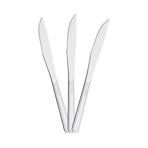 Kit - 24 Facas para Churrasco Buzios em Aço Inox 4 Pol Fibag - Tramontina