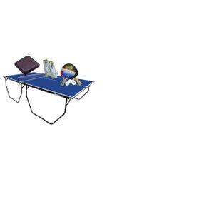 Mesa de Ping Pong com Rodízio Mdf 15mm Klopf 1009 + Kit 5055 + Kit 5075 + Capa Slim