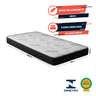 Colchão Solteiro 100% Espuma D20 78x188 Certificado Antialérgico - Branco - 3