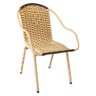 Kit 2 Cadeiras para Varanda/area Externa em Junco Cestinha Cappuccino - 2