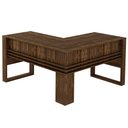 Ver imagem 1 de Mesa Para Escritório em L ME4145 Nogal/Nogal - Tecno Mobili