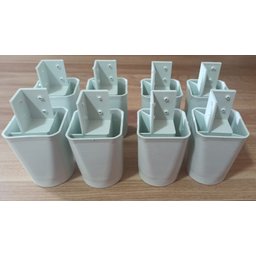 Kit 8 Pes para Moveis e Pe para Guarda Roupa 7cm+ Parafusos - 5