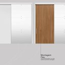 Ver imagem 5 de Guarda Roupa Casal Riva Branco Amêndola Touch Flex com Espelho e Pés - Demóbile