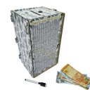 Ver imagem 1 de Cofre Desafio 50 Mil Guardar Junte Dinheiro Woodbox Torre Di