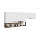 Ver imagem 3 de Armário Aéreo para Cozinha 3 Portas 1 Nicho Bali Itatiaia