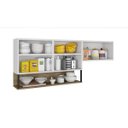 Ver imagem 2 de Armário Aéreo 3 Portas com Nicho Bali Itatiaia