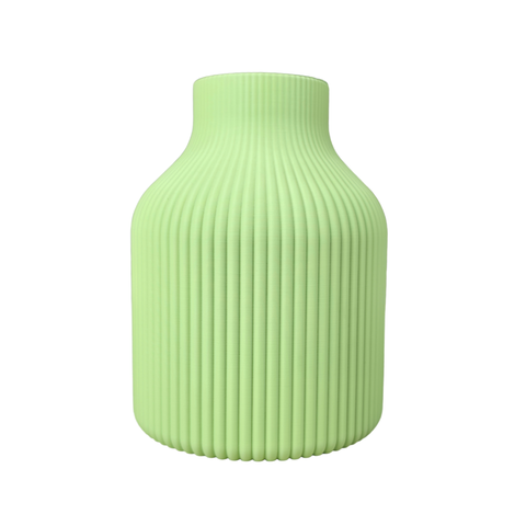 Vaso Decorativo Ondulado Naidex Home - Verde Matte