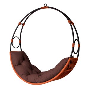 Cadeira de Balanço Suspenso Lua Nova em Corda Náutica