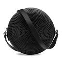 Ver imagem 1 de Bolsa Casual Redonda Feminina Fecho Ziper Alça Transversal